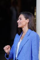 Queen Letizia Attends A Premiere - Madrid