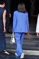 Queen Letizia Attends A Premiere - Madrid