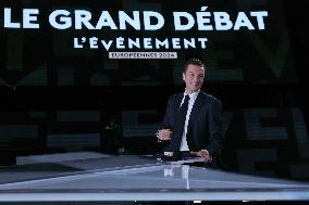 Debate between Gabriel Attal and Jordan Bardella on France 2 - Aubervilliers