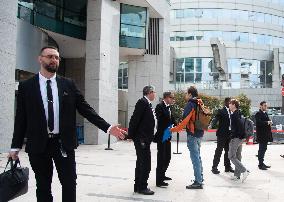 Environmental Protest Outside Of TotalEnergies Meeting - Paris