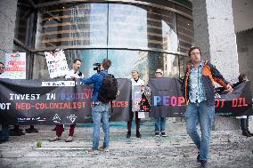 Environmental Protest Outside Of TotalEnergies Meeting - Paris