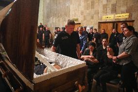 Memorial service for Andrii Ladyka in Kharkiv