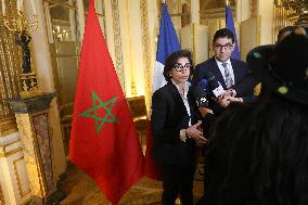 Rachida Dati Meets Her Moroccan Counterpart - Paris