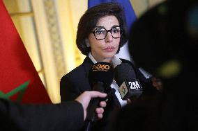 Rachida Dati Meets Her Moroccan Counterpart - Paris