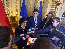 Rachida Dati Meets Her Moroccan Counterpart - Paris