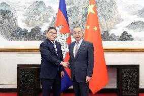 CHINA-BEIJING-WANG YI-CAMBODIAN DEPUTY PM-TALKS (CN)