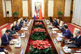 CHINA-BEIJING-WANG YI-CAMBODIAN DEPUTY PM-TALKS (CN)