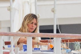 Heidi Klum And Joe Jonas At Eden Roc - Antibes