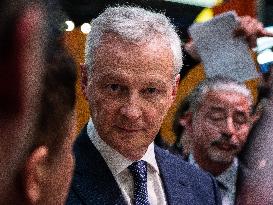 Economy Minister Le Maire Visits VivaTech