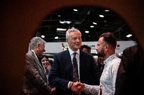 Economy Minister Le Maire Visits VivaTech