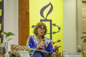 Amnesty International Secretary General, Dr Agnès Callamard