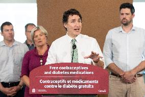 PM Justin Trudeau Makes A Health Care Announcement - Canada
