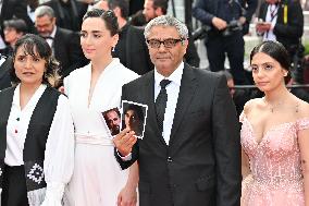 Cannes The Seed Of The Sacred Fig leaving Red Carpet NG