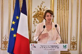 Signing ceremony for the financing of the Verkor Gigafactory in Paris FA