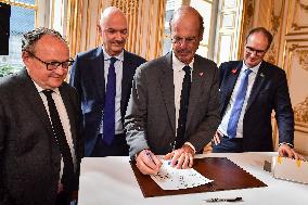 Signing ceremony for the financing of the Verkor Gigafactory in Paris FA