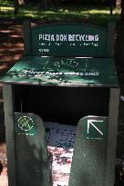 Pizza Box Recycling Bin - NYC
