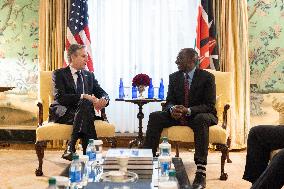 Kenyan President Ruto At The Department Of State - Washington