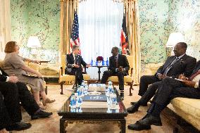 Kenyan President Ruto At The Department Of State - Washington