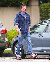 Ben Affleck Takes Samuel To School - LA