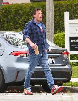 Ben Affleck Takes Samuel To School - LA