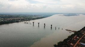 CAMBODIA-KRATIE-MEKONG RIVER BRIDGE-CONSTRUCTION