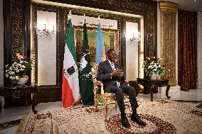 EQUATORIAL GUINEA-MALABO-PRESIDENT-OBIANG-INTERVIEW