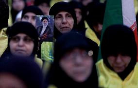 LEBANON-BEIRUT-RAISI-HEZBOLLAH-MEMORIAL SERVICE