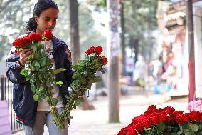 ETHIOPIA-ADDIS ABABA-FLORAL SHOPS