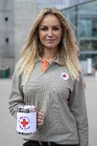 Adriana Karembeu Participates in the Red Cross Collection - Paris