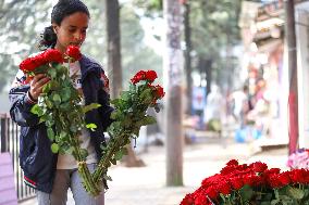 ETHIOPIA-ADDIS ABABA-FLORAL SHOPS