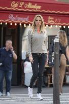 Adriana Karembeu Participates in the Red Cross Collection - Paris