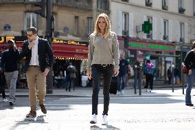 Adriana Karembeu Participates in the Red Cross Collection - Paris