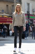 Adriana Karembeu Participates in the Red Cross Collection - Paris