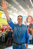 Pedro Sanchez AT Electoral campaign for the European elections - Seville