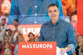 Pedro Sanchez AT Electoral campaign for the European elections - Seville