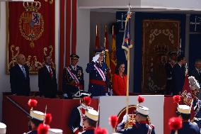 King Felipe At Military parade on the occasion of the Armed Forces Day - Oviedo