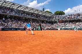 Roland Garros 2024 - Gael Montfils - Constant Lestienne Training Session - Paris