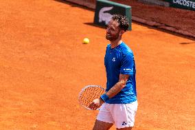 Roland Garros 2024 - Gael Montfils - Constant Lestienne Training Session - Paris