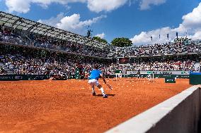 Roland Garros 2024 - Gael Montfils - Constant Lestienne Training Session - Paris
