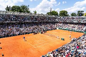 Roland Garros 2024 - Gael Montfils - Constant Lestienne Training Session - Paris