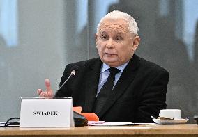 Kaczynski Interrogated On Envelope Elections Case - Warsaw