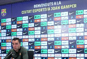 Xavi Press Conference