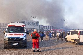 Russian Strike On Epicenter In Kharkiv