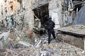 Russian Strike On Epicenter In Kharkiv