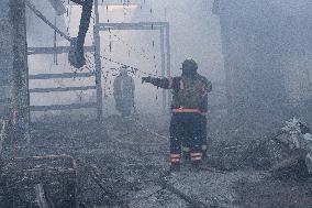 Russian Strike On Epicenter In Kharkiv