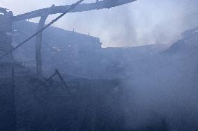 Russian Strike On Epicenter In Kharkiv