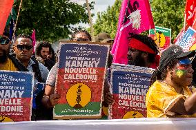 Demonstration in support of Kanaky