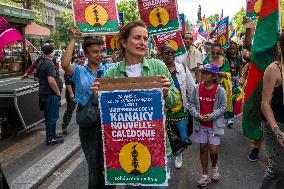 Demonstration in support of Kanaky