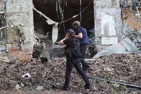 Russian forces attack central Kharkiv