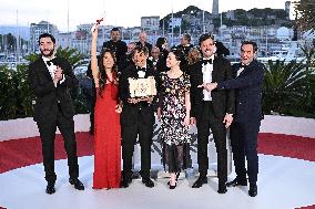 Annual Cannes Film Festival - Palme D'Or Winners Photocall  - Cannes DN